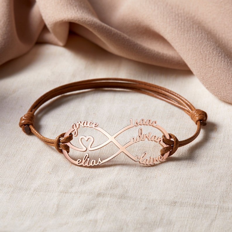 Bracelet pour maman, bijoux pour maman avec nom d'enfant, cadeau de fête des mères pour maman, bijoux pour maman personnalisés, bracelet pour maman image 5