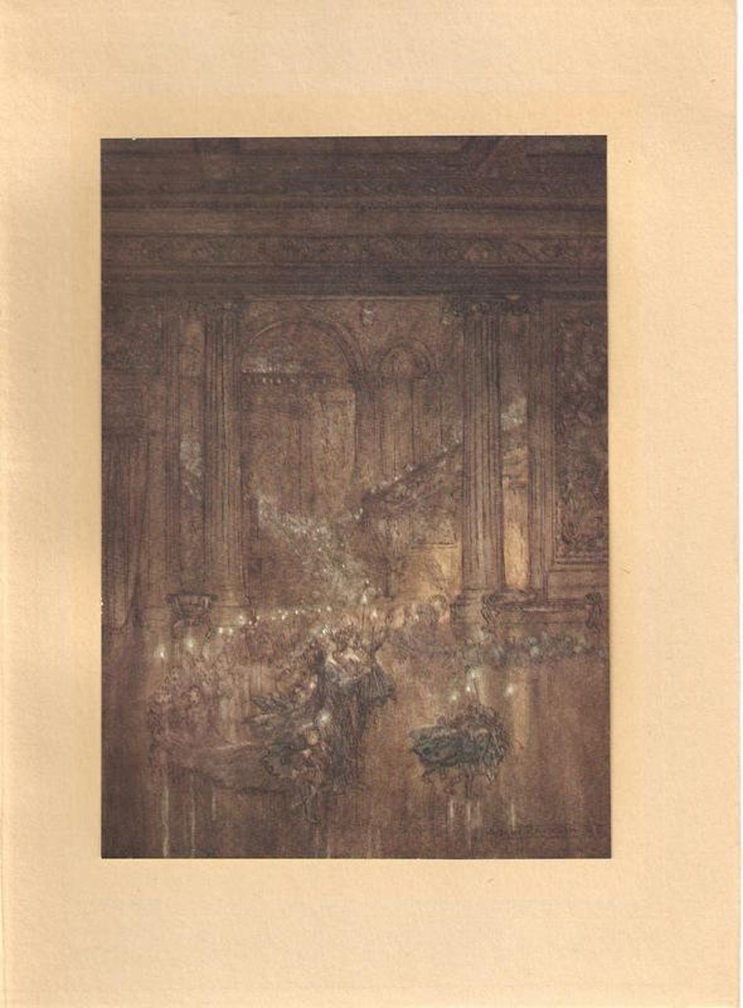 Original 1911 Arthur Rackham Fairy Book Plate Print From a Midsummer ...