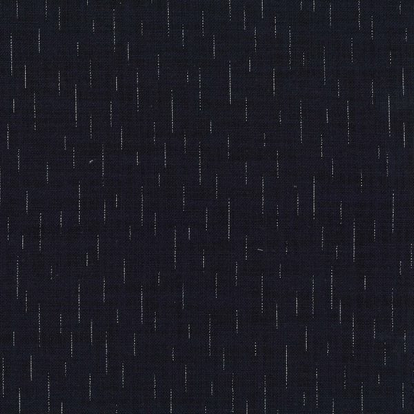 Tissu Indigo Imprimé - Motif Japonais Traditionnel #22 - 100% Coton - 110cm de Large