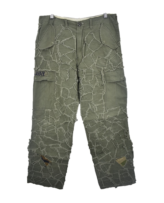 Vintage U.S Army patchwork cargo pants