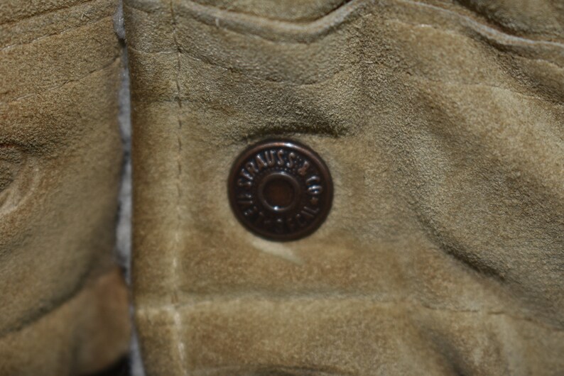 Vintage Levi/'s Suede Sherpa Trucker Jacket