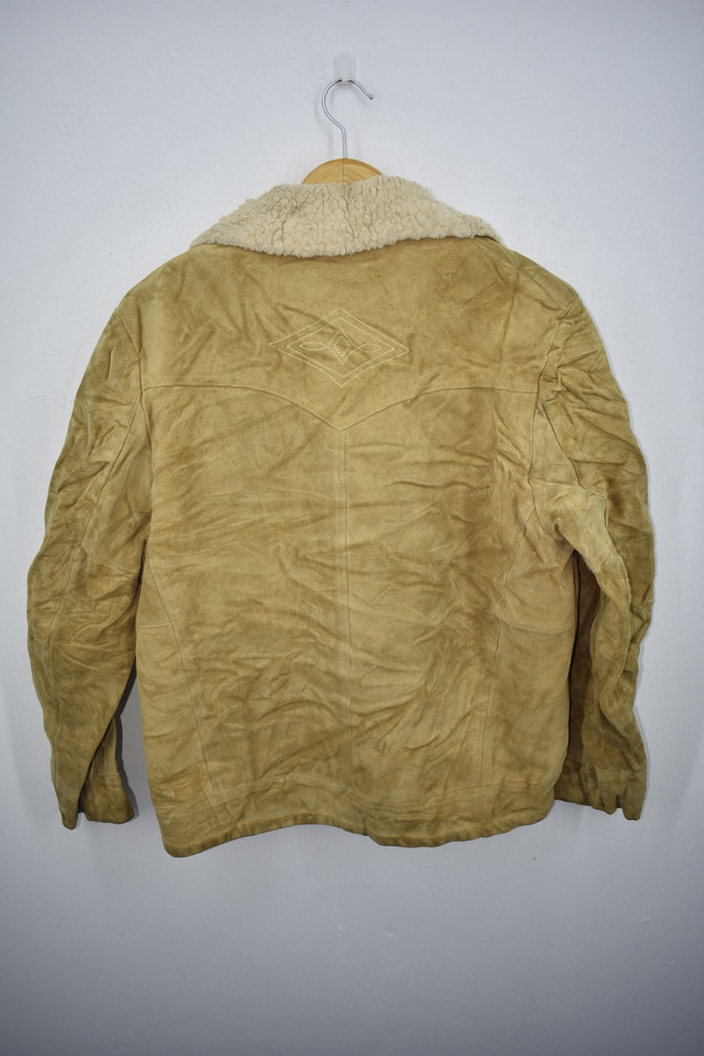 Vintage Levi/'s Suede Sherpa Trucker Jacket