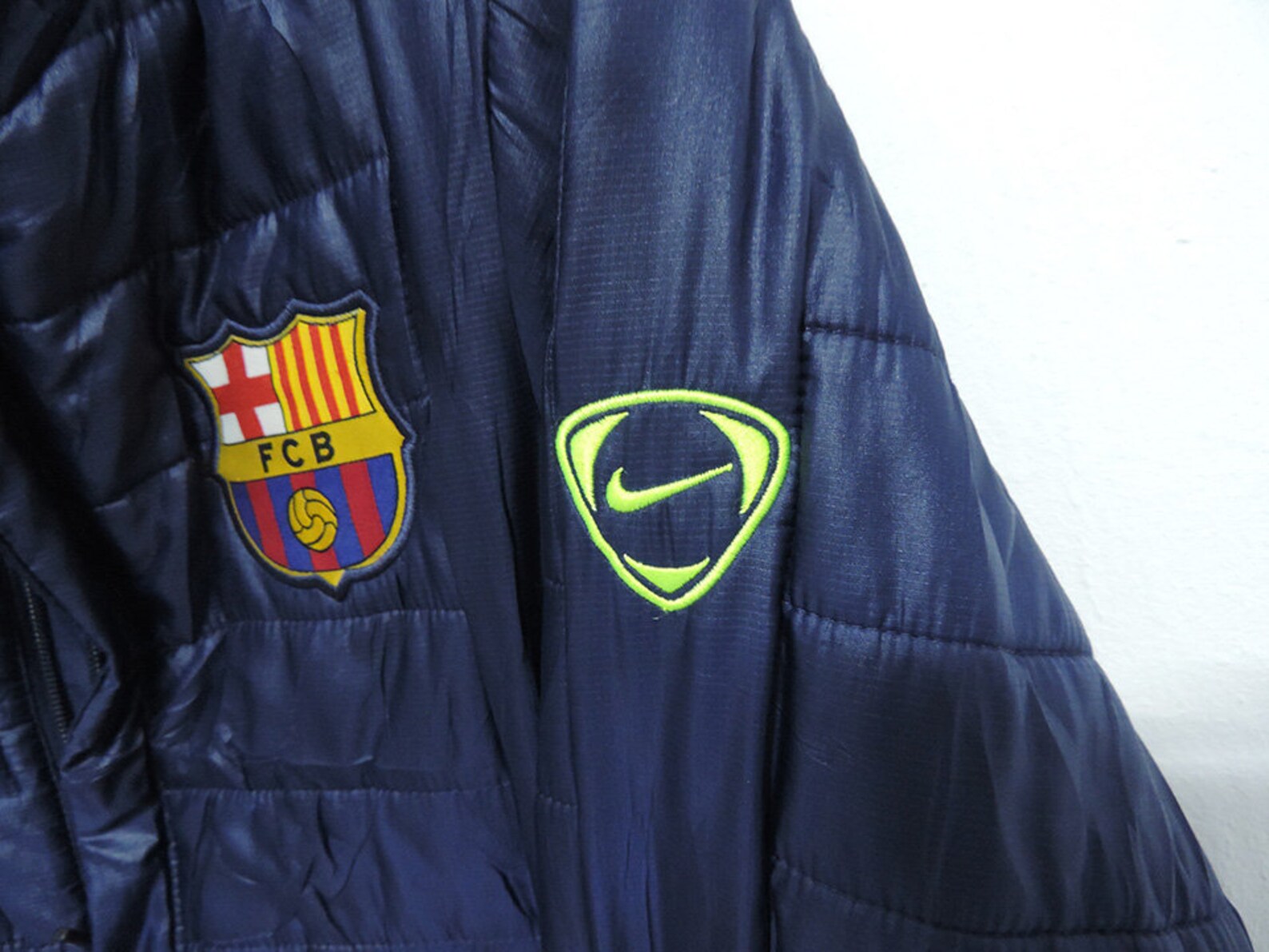 Nike Fc Barcelona Puffer JacketSize XS fits S | Etsy