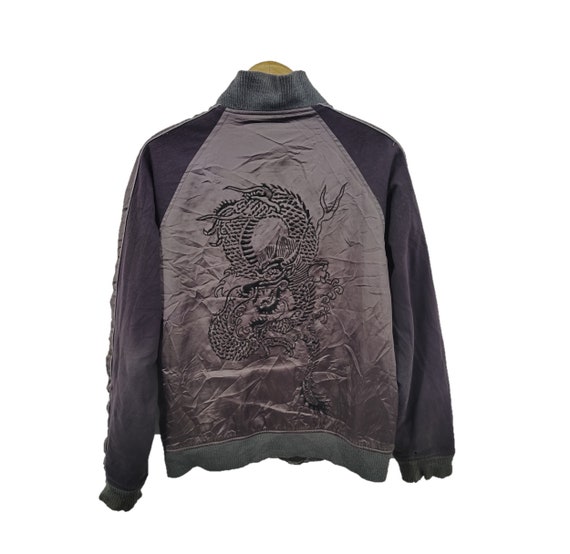 Vintage Sukajan Jacket Dragon Embroidered