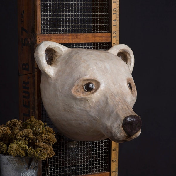 Bear Head Wall Mount Etsy