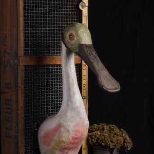 PRE-ORDER Roseseate spoonbill paper mache