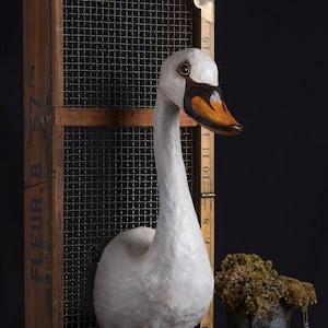 PRE-OEDER Swan paper mache