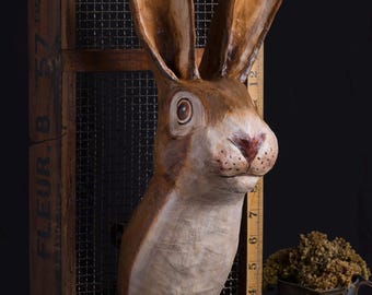 Rabbit paper mache