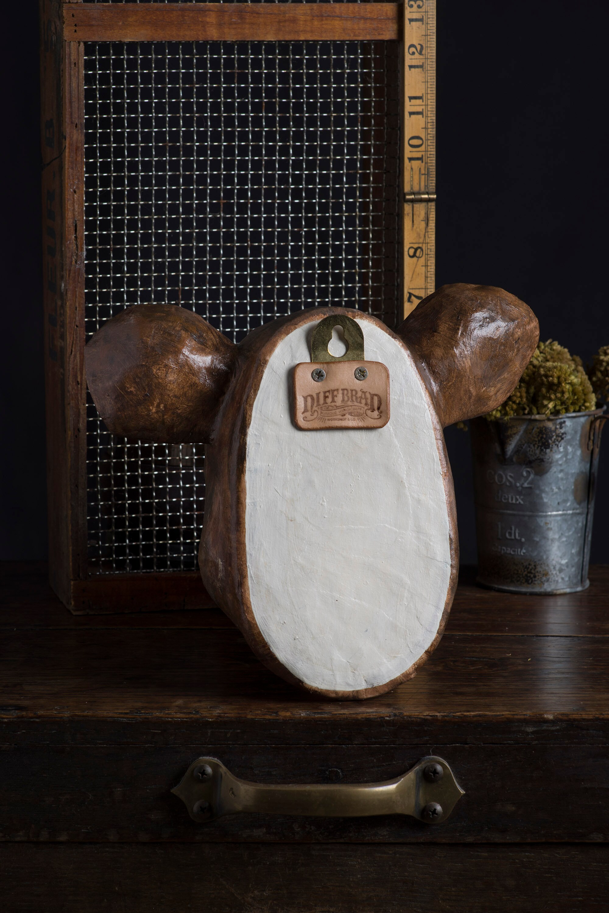 Paper Mache Boar Head Wall Mount Home Decor Animal Head Etsy