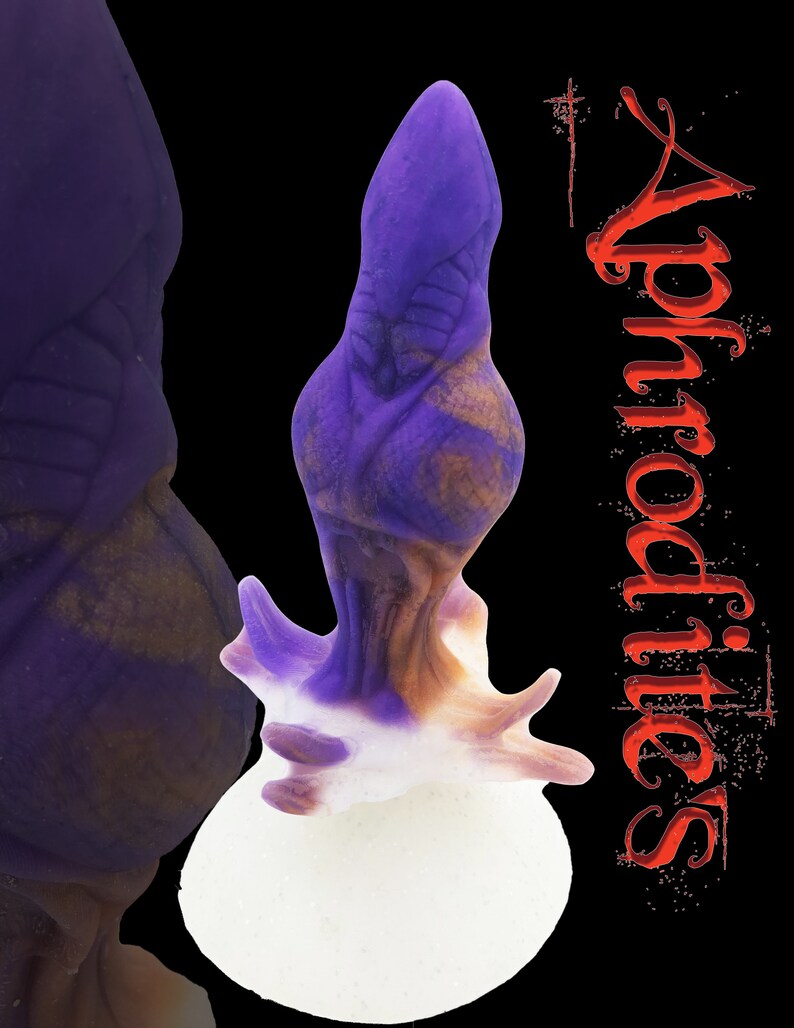 Aphrodite's Anal- 7 or more inch Dildo toy- Valentines- sextoy- love- wide knot customizable 