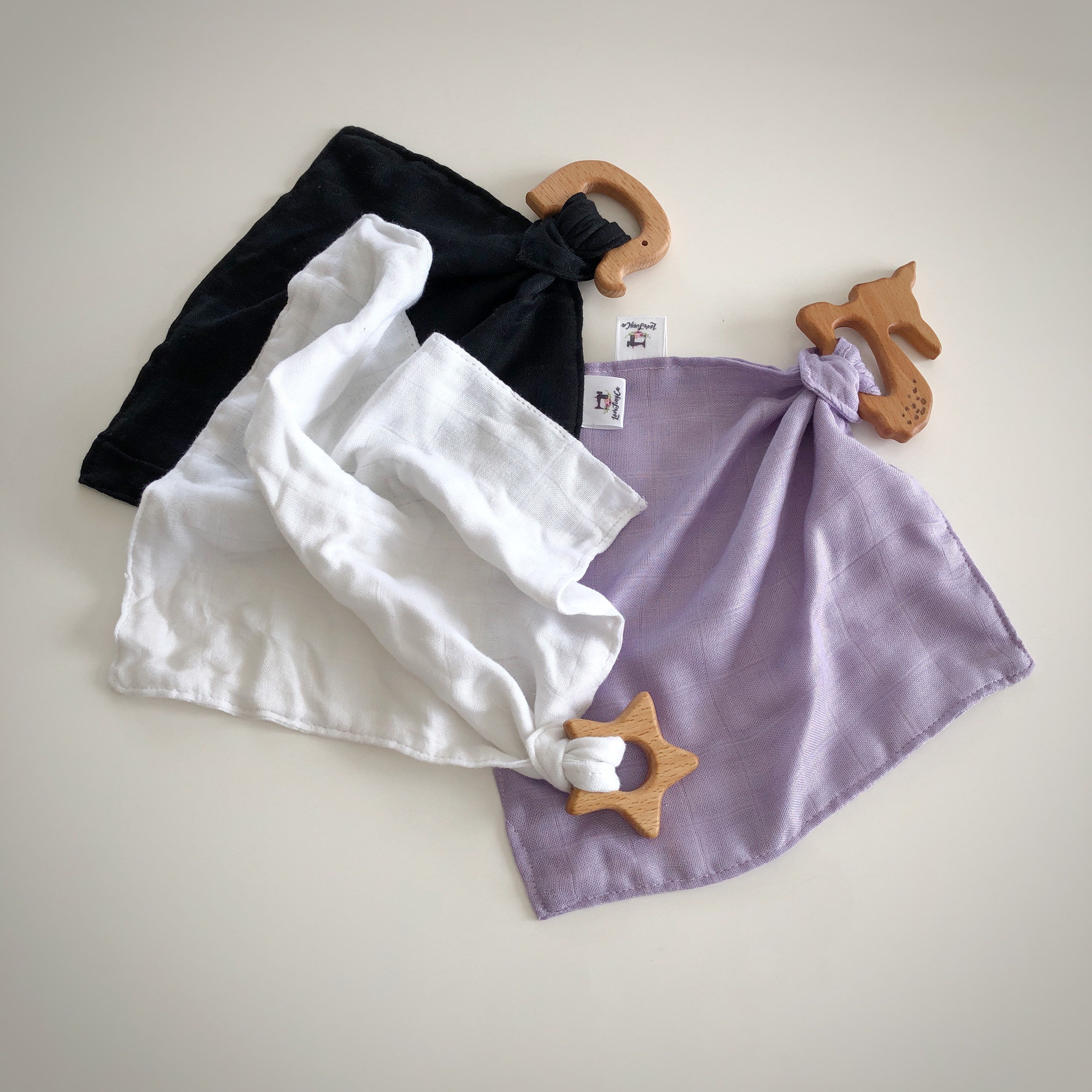 Bamboo Teether Blanket/Baby Binky Blanket/ Soother Blanky/ Etsy