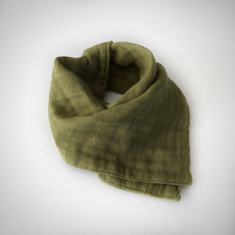 olive green muslin wrap