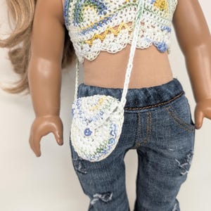 18 Zoll Puppentasche. 18 cm große Puppenkleidung