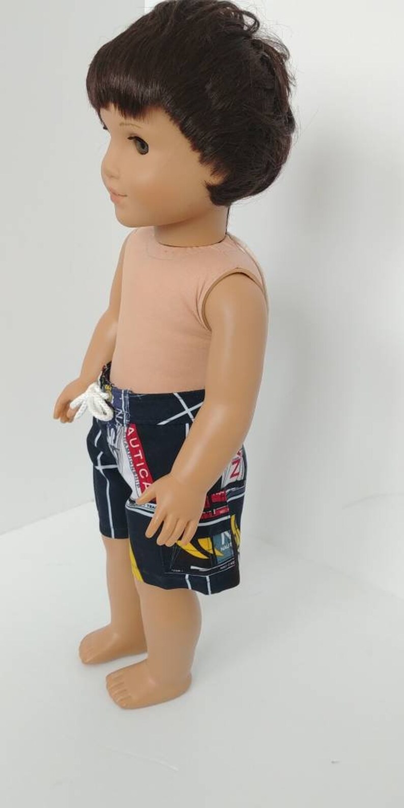 18 inch boy doll clothing Fits like American girl boy doll clothes 18 inch boy doll clothes Boy boardshorts