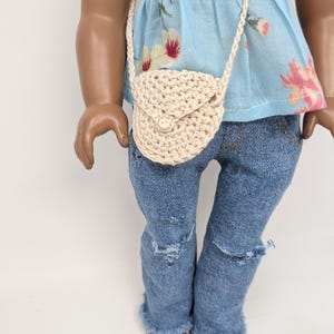 18 Zoll Puppentasche. 18 cm große Puppenkleidung