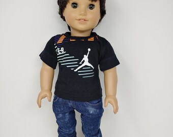 18 inch boy doll clothes. Fits like American   boy doll clothes. 18 inch boy doll clothes .Short sleeve top