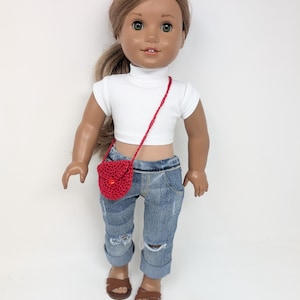 18 Zoll Puppentasche. 18 cm große Puppenkleidung
