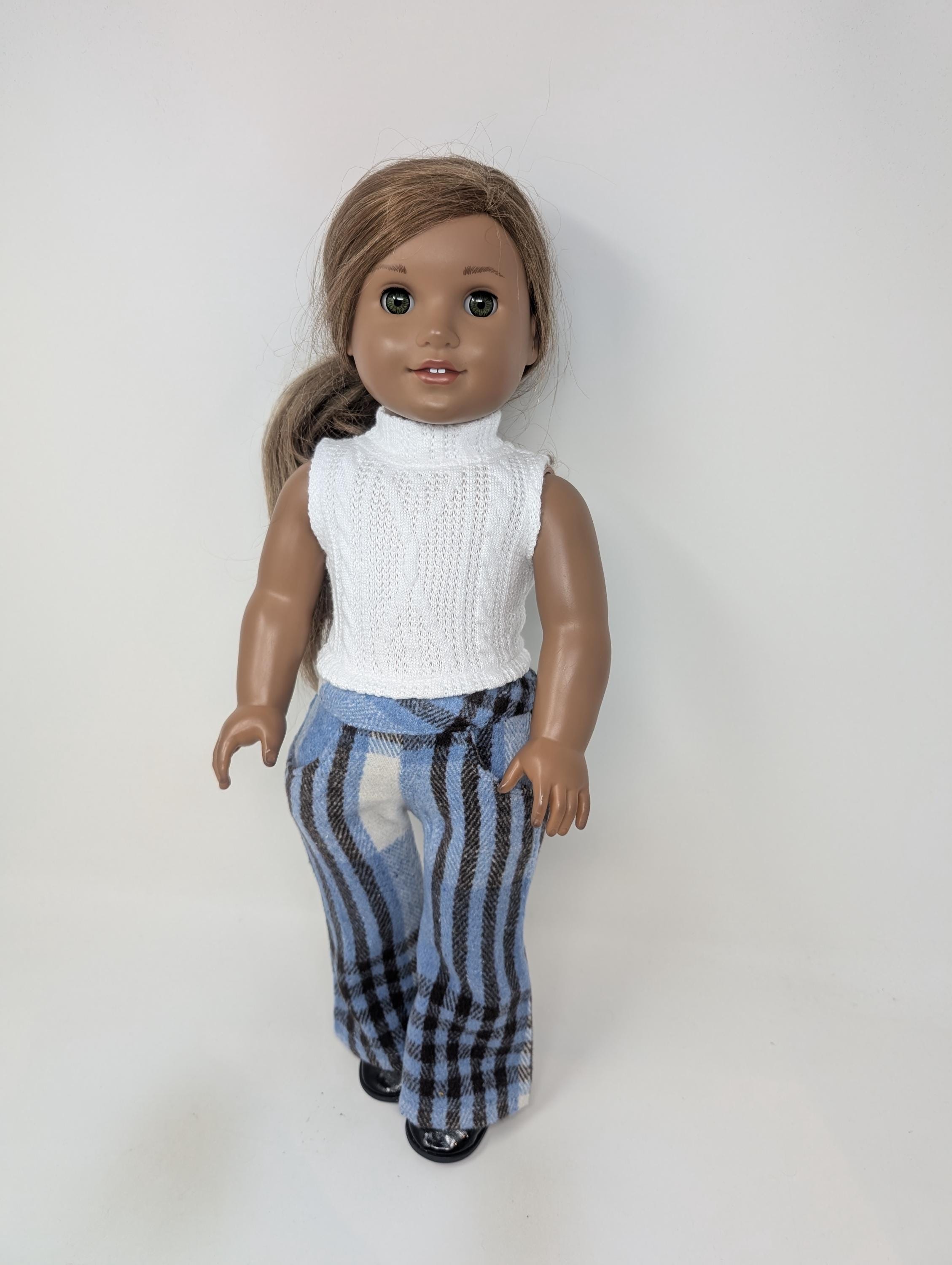 チェック柄ドールパンツ：18インチアメリカンドール用洋服 - Etsy 日本