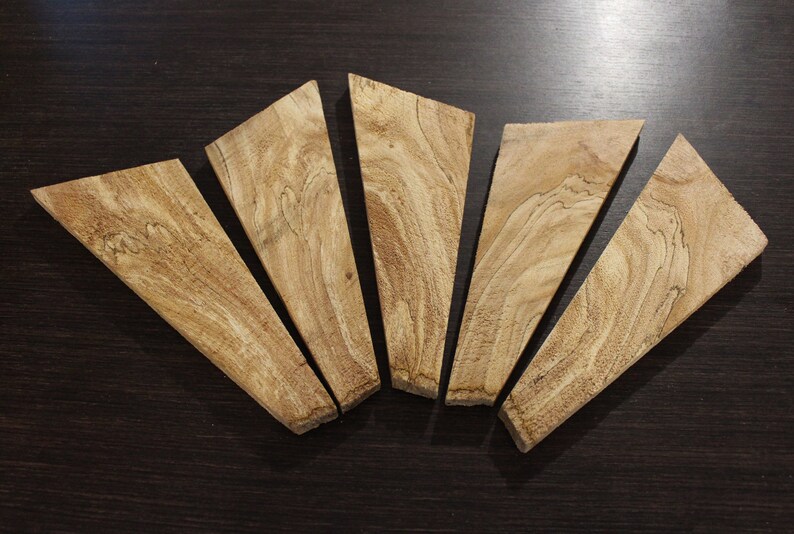 5 Weeping Willow Spalted Triangular Planks Punky Wood Slabs Etsy