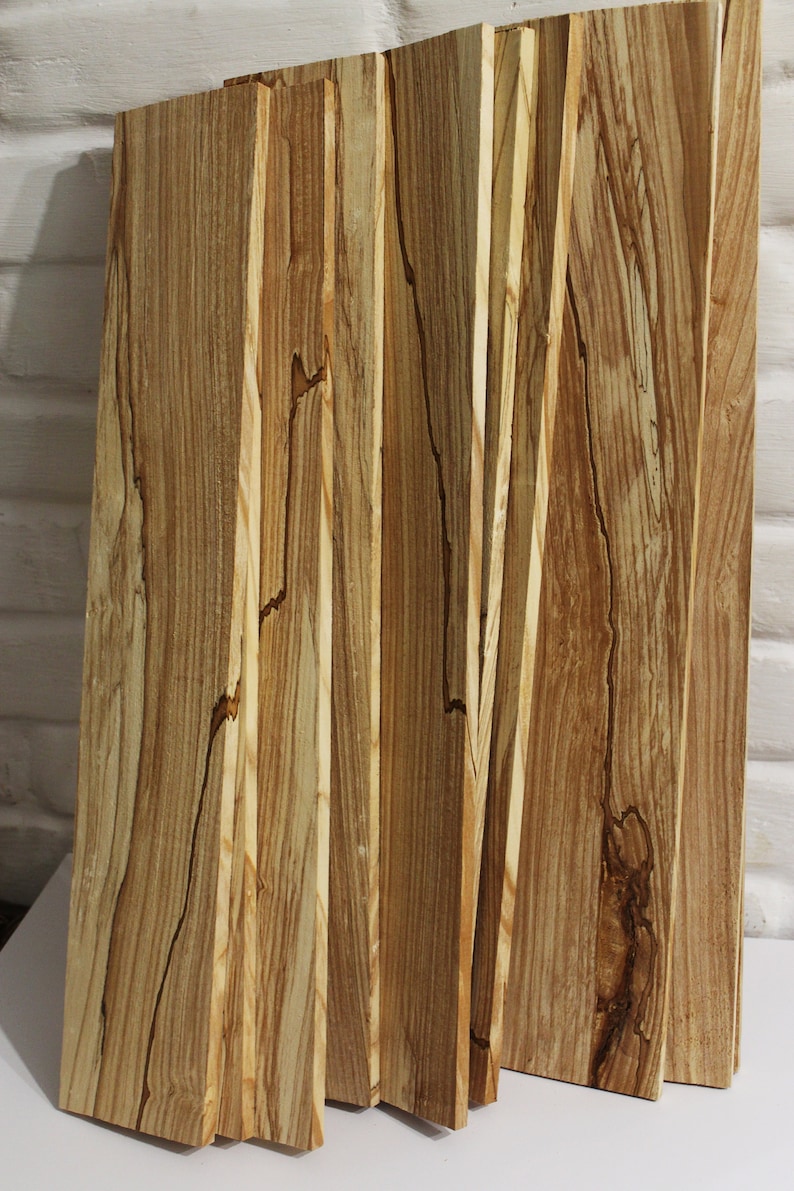 Weeping Willow Spalted Polished Planks Punky Wood Slabs Tree Etsy
