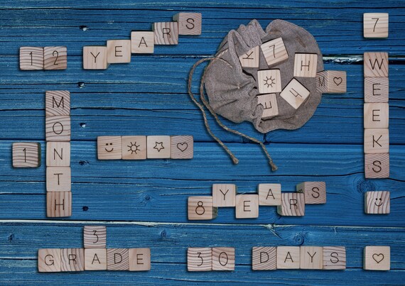 baby milestone cubes