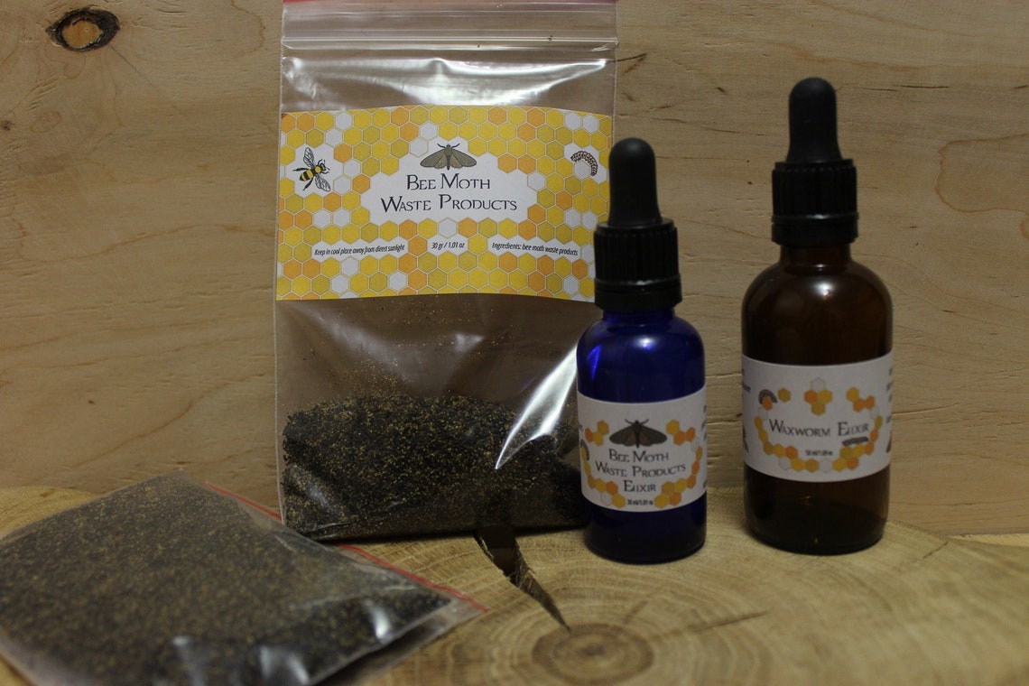 Waxworm Elixir Bee Moth Extract Wax Moth Tincture Moth Etsy