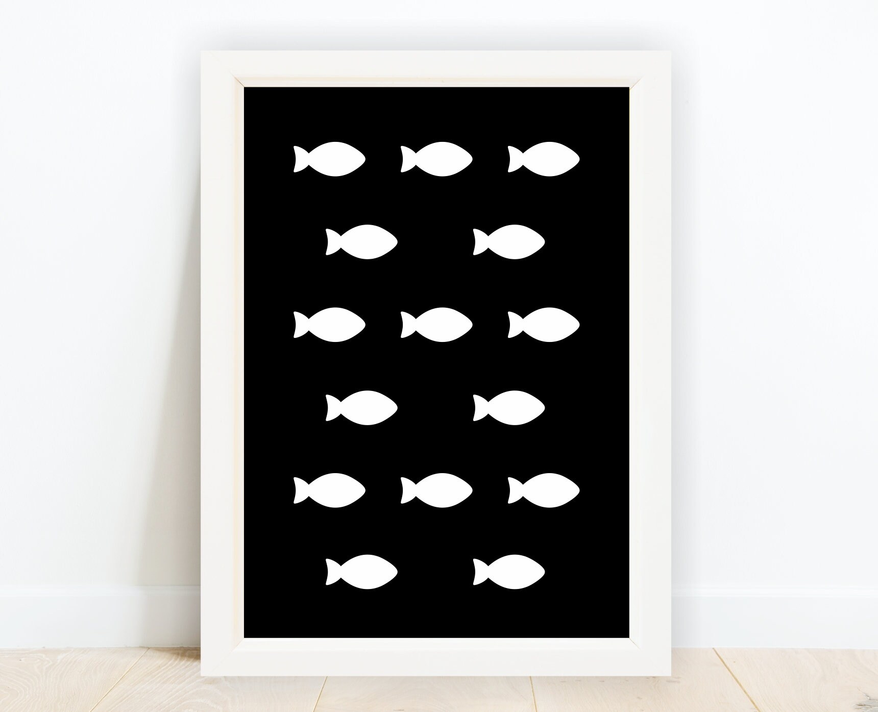 Black and White Printable 3 Posters Pack Cartoon Cute Cat | Etsy