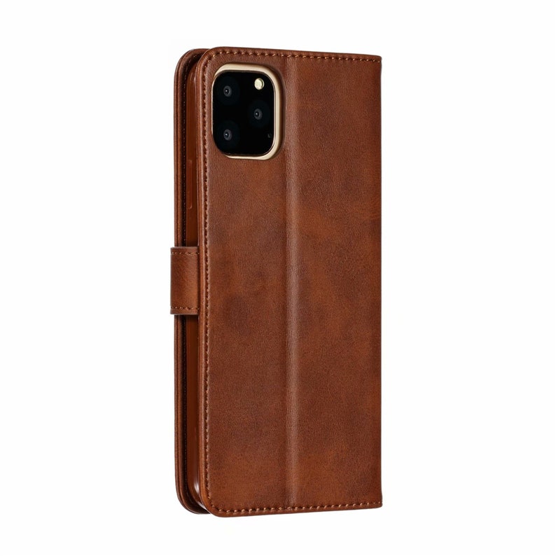 Quaver Eighth Music Note Phone Handmade Leather Wallet Stand Case Flip Cover For Apple iPhone 6 6S 7 8 Plus X XS XR XS Max iPhone 11 Pro Max