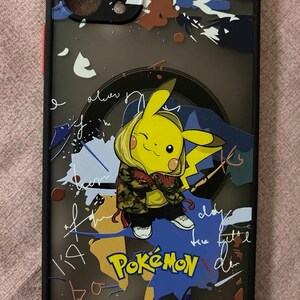MagSafe Cute Cartoon Anime Plastic Shockproof Full Case For iPhone 11 12 13 14 15 Pro Max Plus Samsung Galaxy S23 S22 S21 Ultra image 2