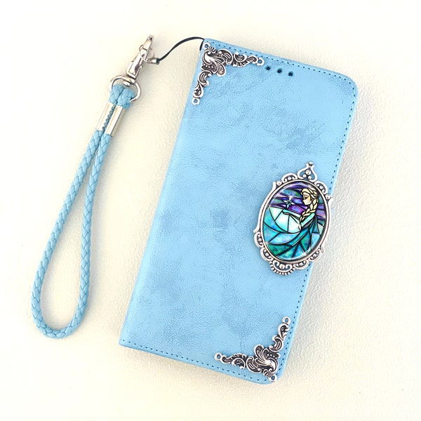 Princess Removable Wallet Leather Magnetic Case For iPhone 11 12 13 14 15 Pro Max Samsung S23 S22 FE Plus Note 9 10 20 Ultra