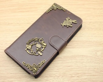 Alice In Wonderland Princess Wallet Leather Case For iPhone XR XS 11 12 13 14 Pro Max Samsung S22 S21 S20 FE S10 Plus Note 9 10 20 Ultra