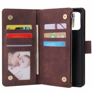 Octopus Zipper Wallet Synthetic Leather Stand Case For iPhone XS 11 12 13 14 15 Pro Max Samsung S24 S23 S22 FE Plus Note 9 10 20 Ultra image 9