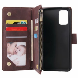 Octopus Zipper Wallet Synthetic Leather Stand Case For iPhone XS 11 12 13 14 15 Pro Max Samsung S24 S23 S22 FE Plus Note 9 10 20 Ultra image 10