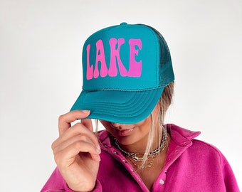 LAKE Trucker Hat-Hats-Lake Time-Summer