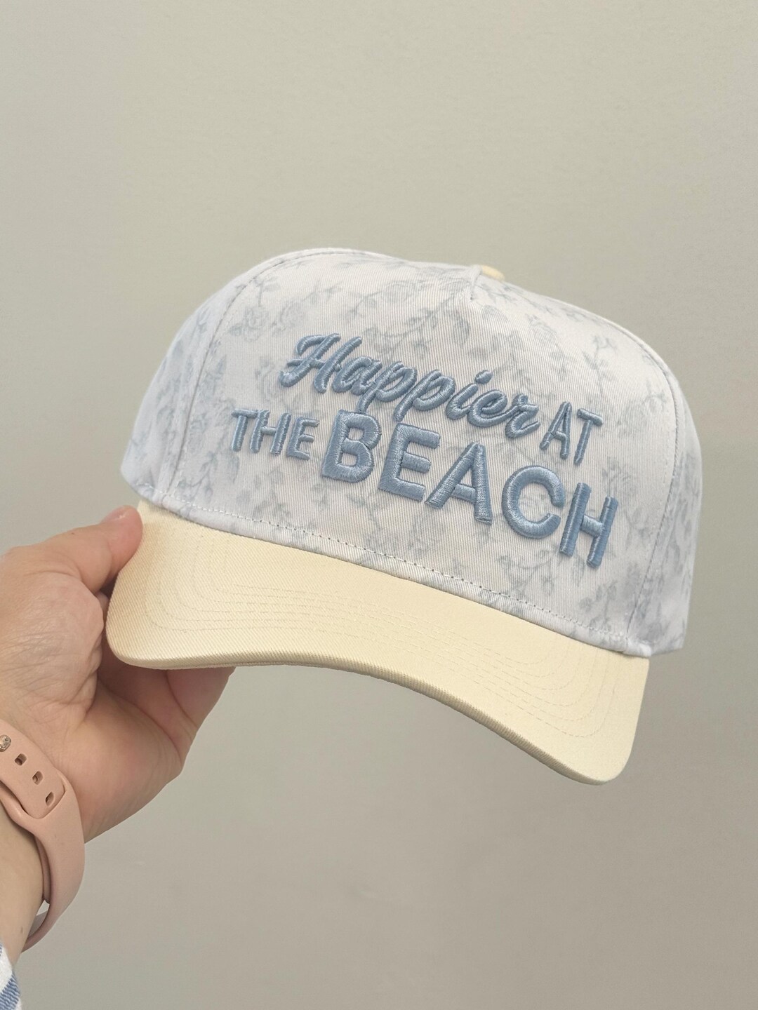 Happier at the Beach Vintage Trucker Hat - Etsy display picture 1