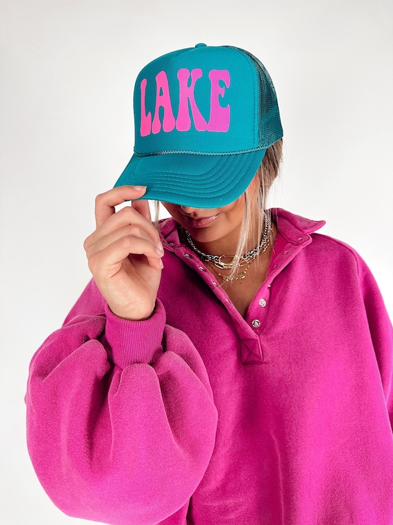 LAKE Trucker Hat-Hats-Lake Time-Summer