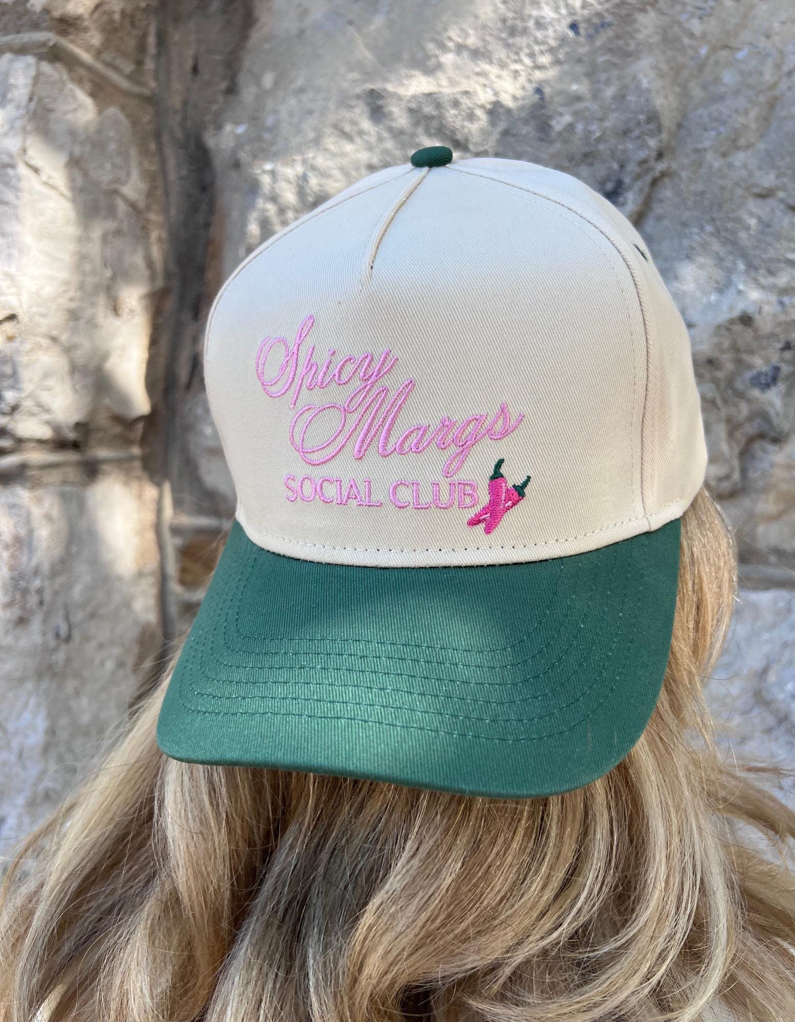 Spicy Margs Social Club Vintage Trucker Hat - Etsy display picture 1