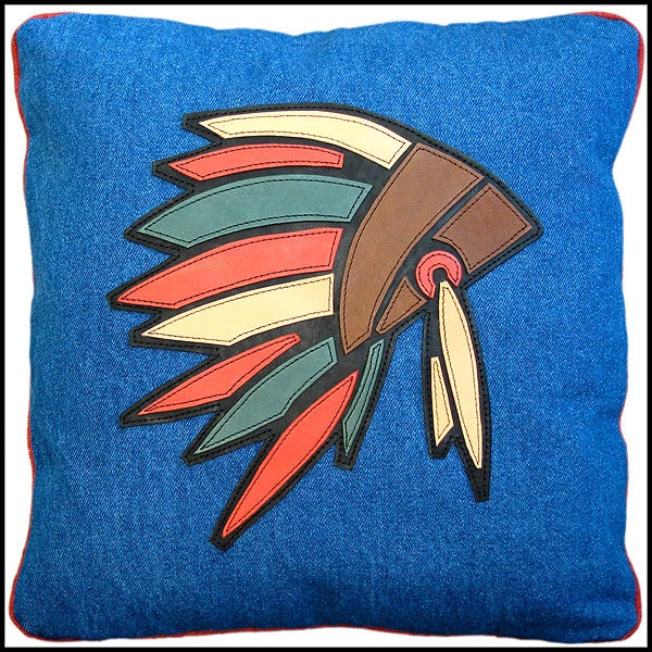 Coussin coiffe indien "Sakima"