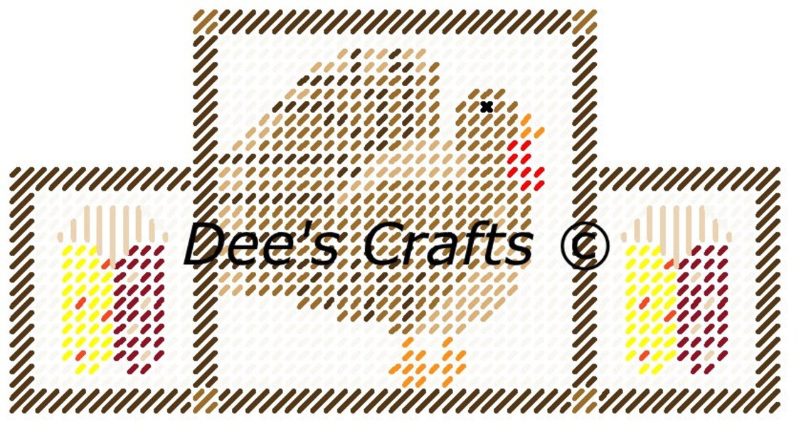 TURKEY Turkey Collection Napkin Holder Plastic Canvas Pattern Etsy