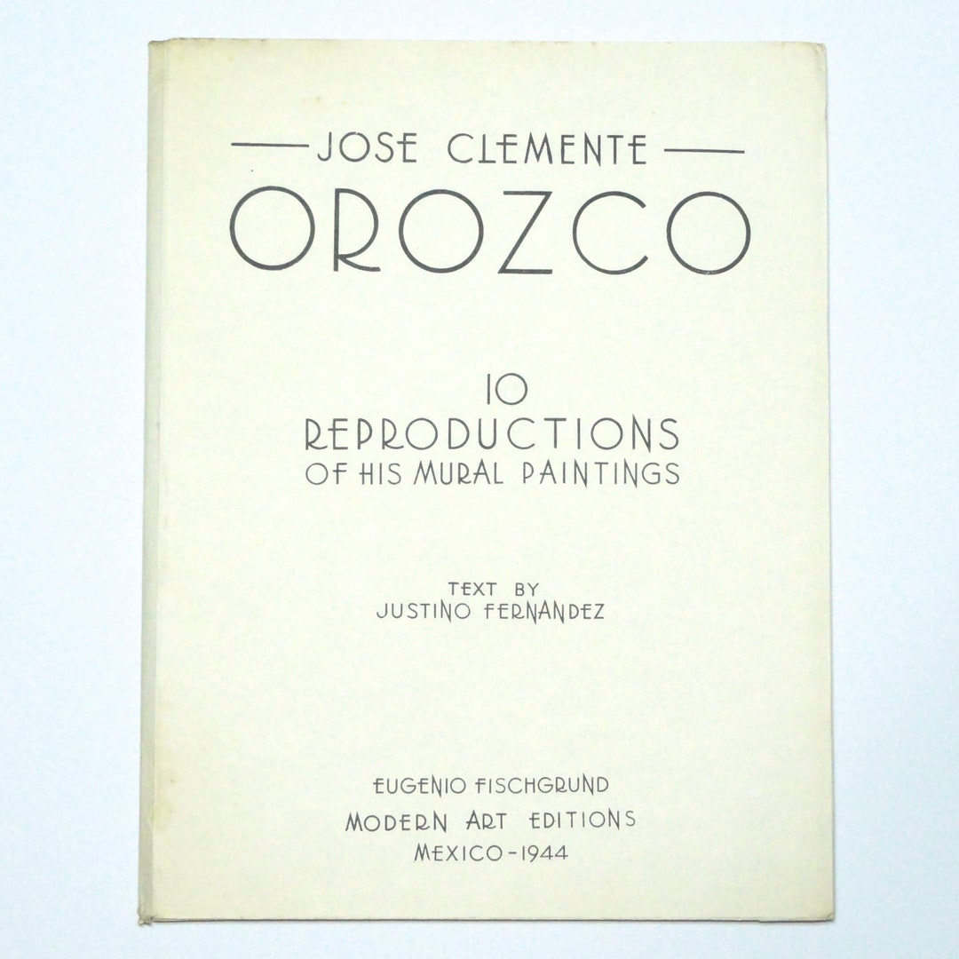Vintage 1940s Jose Clemente Orozco Vintage 1940s Jose Clemente Orozco