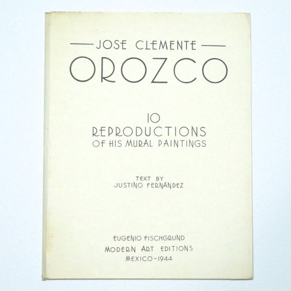 Vintage 1940s Jose Clemente Orozco Vintage 1940s Jose Clemente Orozco