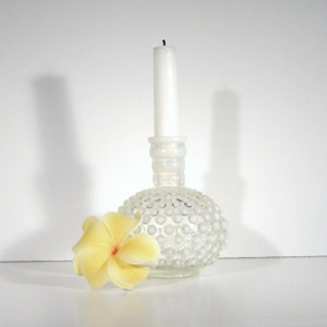 Anchor Hocking Hobnail Moonstone Opalescent Perfume Bottle