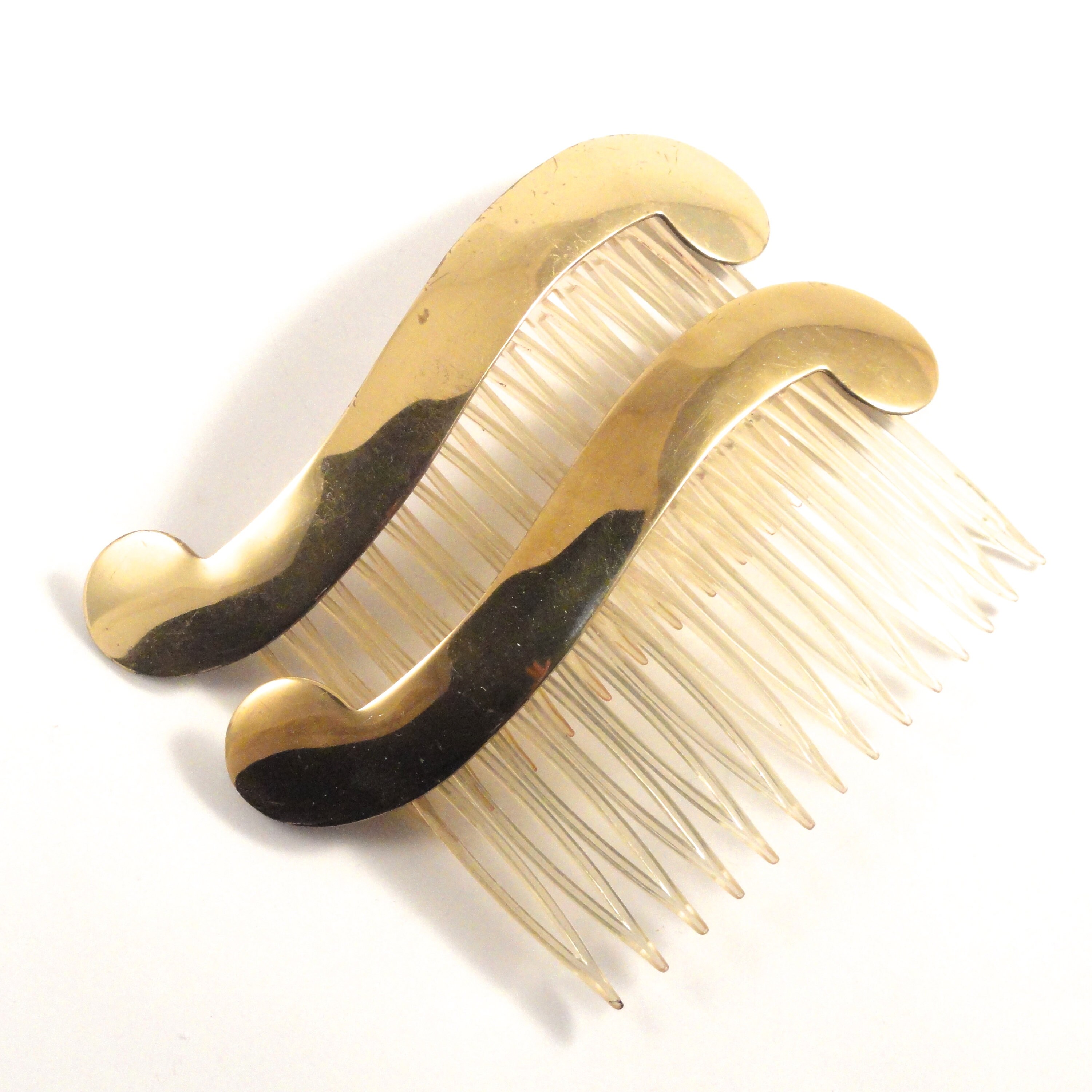 Vintage Mexican Brass Swirl Hair Combs C1950s - Etsy UK