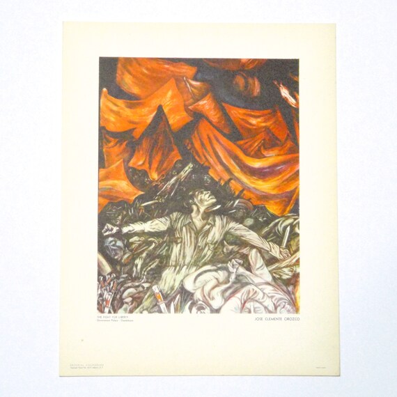 Vintage 1940s Jose Clemente Orozco Vintage 1940s Jose Clemente Orozco