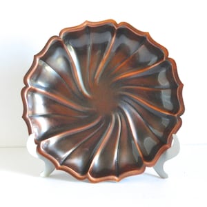 Vintage Copper Serving Bowl, Coppercraft Guild Taunton, Mass. c1970&#39;s