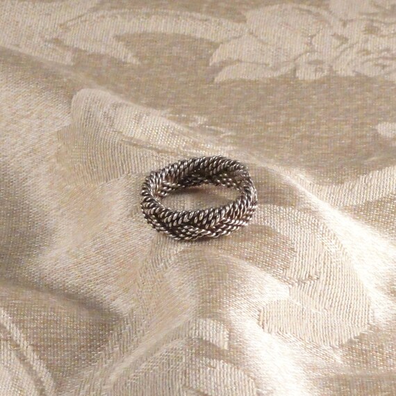 Vintage Mexican Sterling Silver Braided Filigree … - image 7