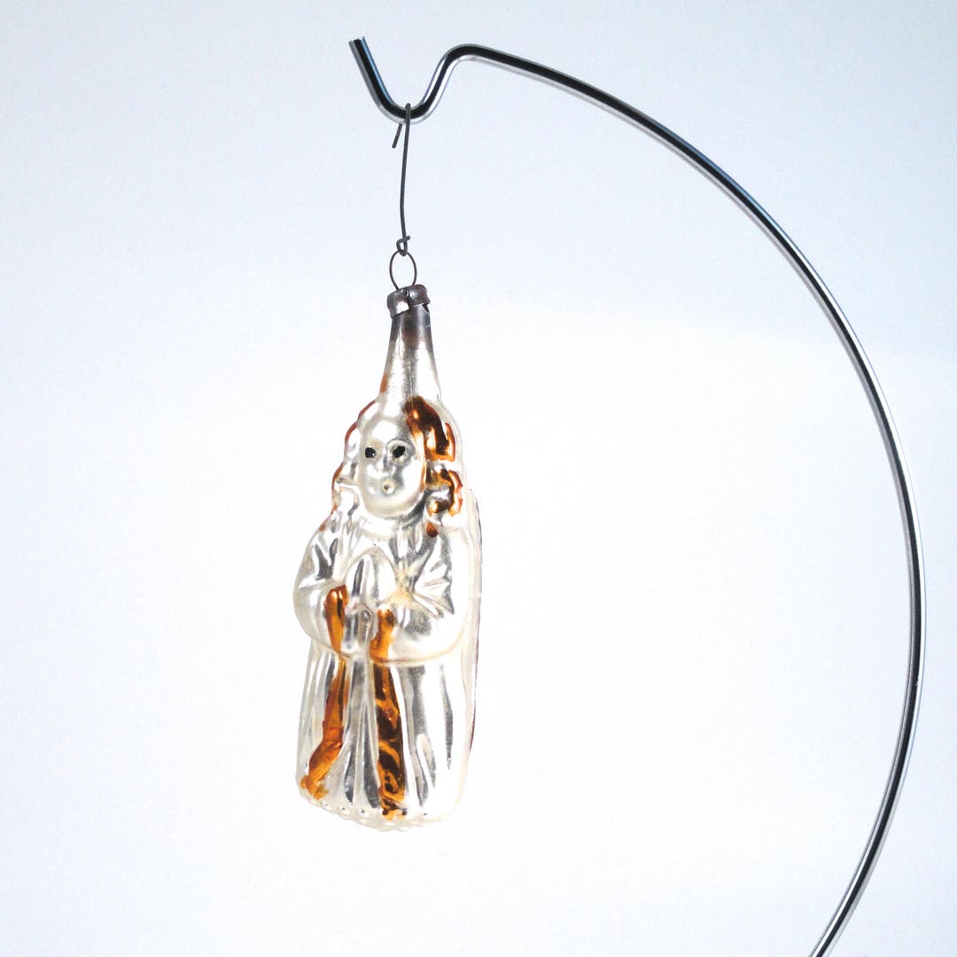 Vintage German Mercury Glass Small Angel Ornament 1930s - Etsy