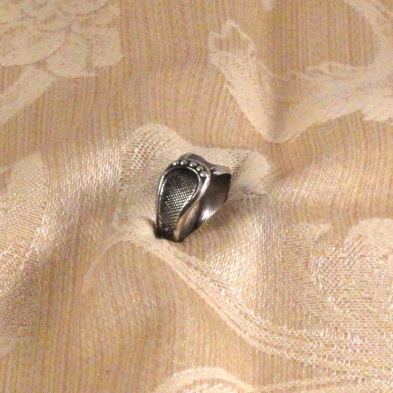 Sterling Silver Buckle Ring Size 5 1/2, Vintage M… - image 7