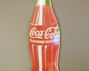 Porcelain Coca-Cola Bottle Sign