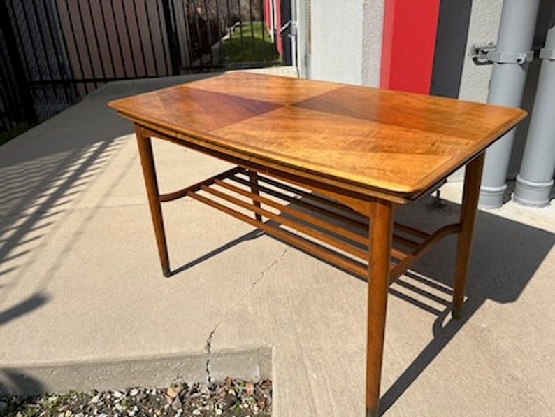 Vintage Danish Modern Extendable Coffee Table image 1